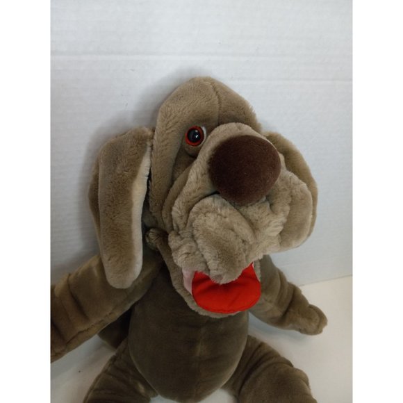 Ganz Bros 1981 Korea 17 Inch Wrinkles Dog Hand Puppet Vintage Plush - Picture 2 of 9